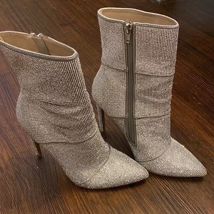 Steve Madden rhinestone booties 8